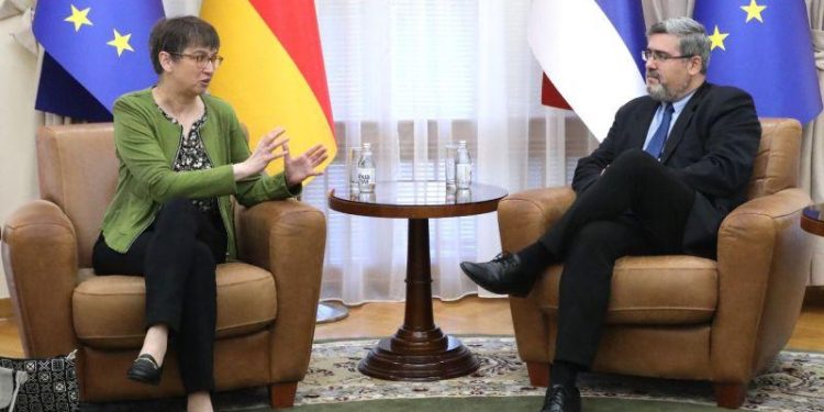 Anke Konradová a Nemanja Starović (Foto: Slobodan Miljević)