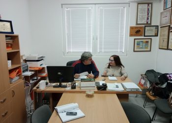 Anđelka Maliová, predsedníčka SR, a Petar Neradžić, tajomník Zväzu ochotníkov Obce Stará Pazova