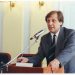 Dr. Samuel Čelovský na konferencii v Bratislave roku 2000
