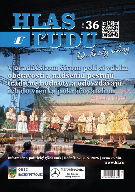 Čislo 36/2025 Hlas Ludu