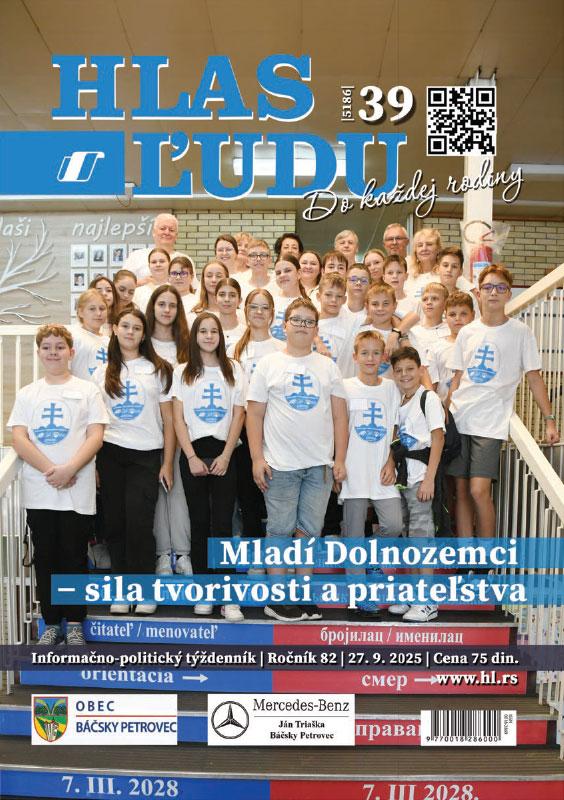Čislo 39/2025 Hlas Ludu
