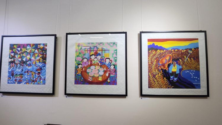 Súčasťou tohtoročnej výstavy boli aj umelecké diela autorov z Ľudovej republiky Číny