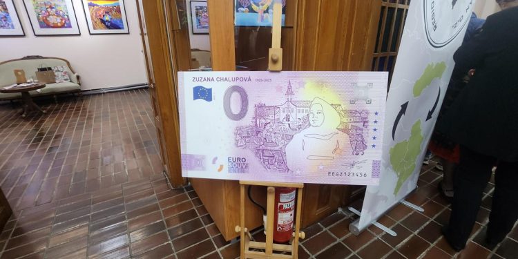 Prvá nulová suvenírová eurobankovka z Kovačice
