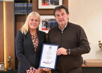 Božana Ostojićová a Bratislav Gašić (Foto: Ministerstvo obrany)