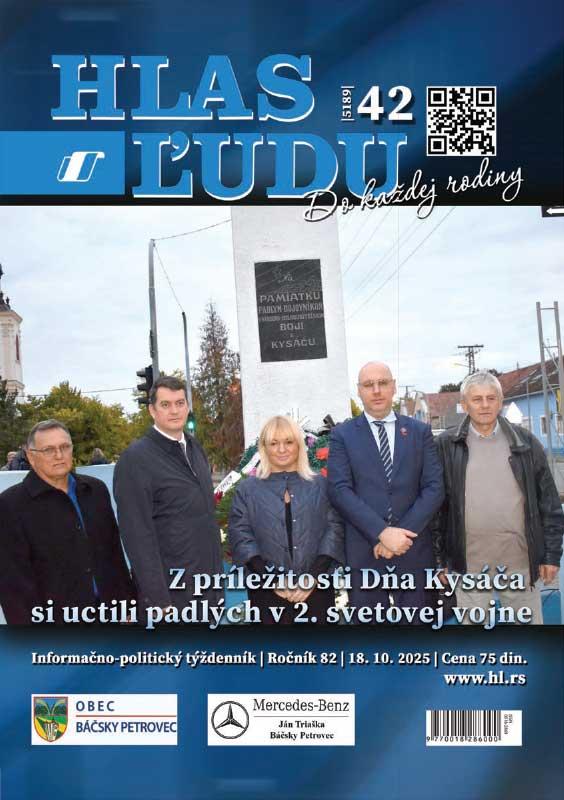 Čislo 42/2025 Hlas Ludu
