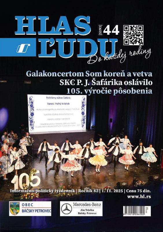 Čislo 44/2025 Hlas Ludu