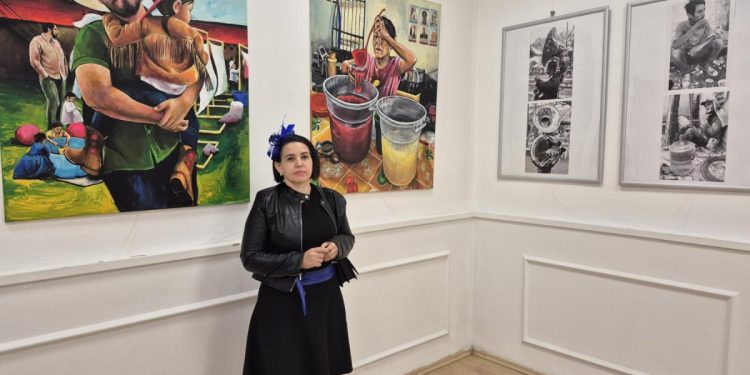 Anastasija Ćiraková na výstave v pazovskej galérii  