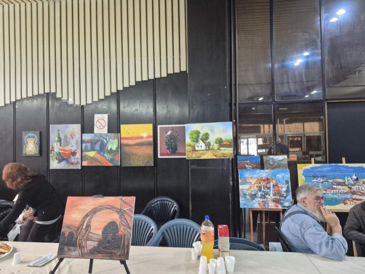 Časť nainštalovanej výstavy