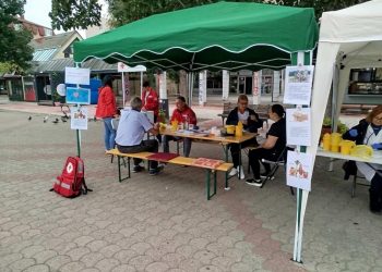 Záber z pondelkovej akcie (foto: z archívu ČK Stará Pazova)