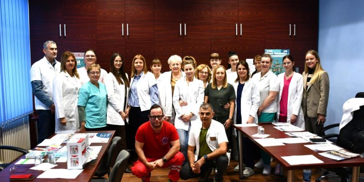 Tím petrovských medikov, ktorý zrealizoval akciu