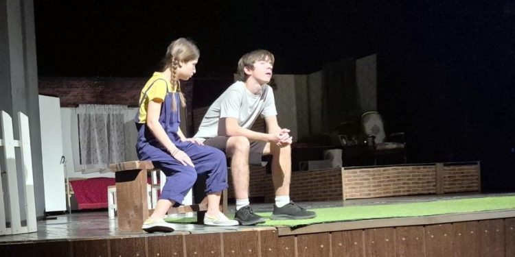 Záber z predstavenia Mala v podaní divadelného kolektívu z Veľkej Plany