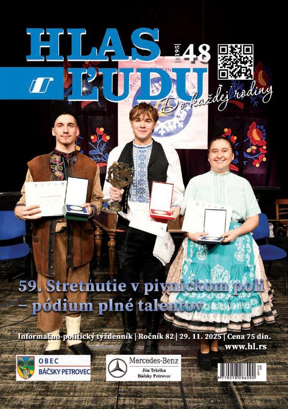 Čislo 48/2025 Hlas Ludu