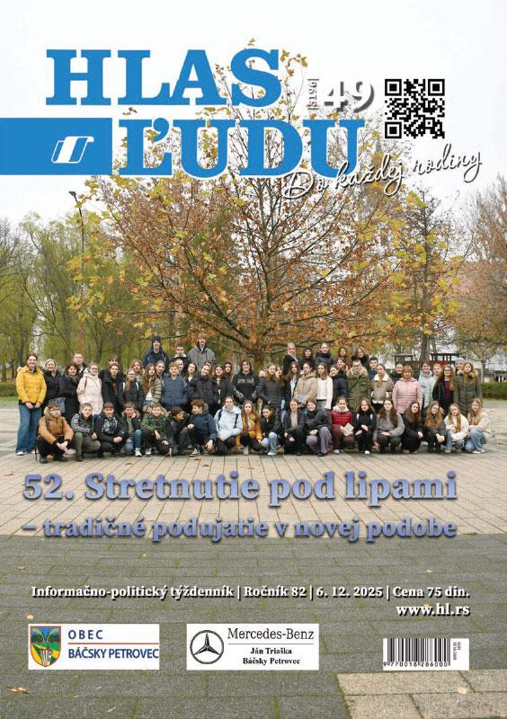 Čislo 49/2025 Hlas Ludu