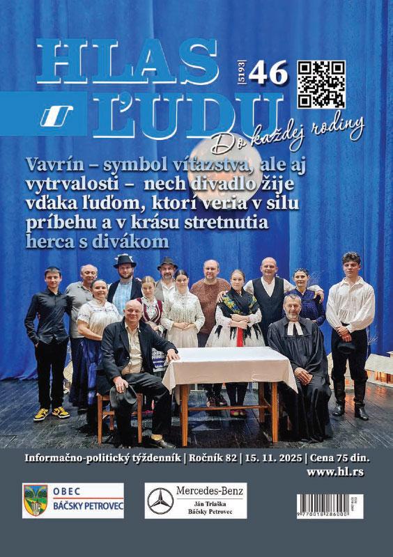 Čislo 46/2025 Hlas Ludu