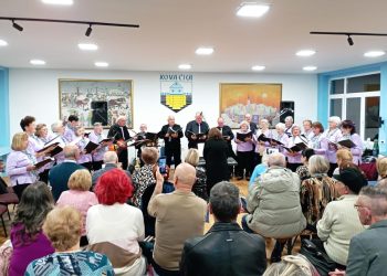 Záber z koncertu chóru Viva la musica z Kovačice