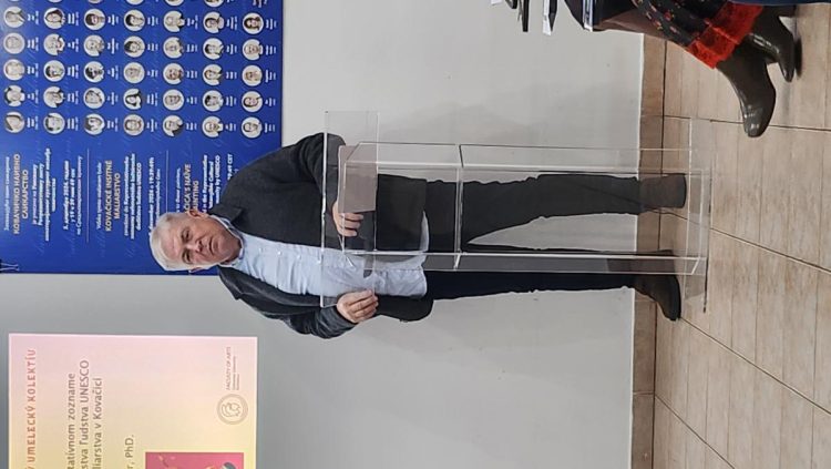 Generálny riaditeľ Slovenského ľudového umeleckého kolektívu prof. Mgr. Juraj Hamar, PhD.