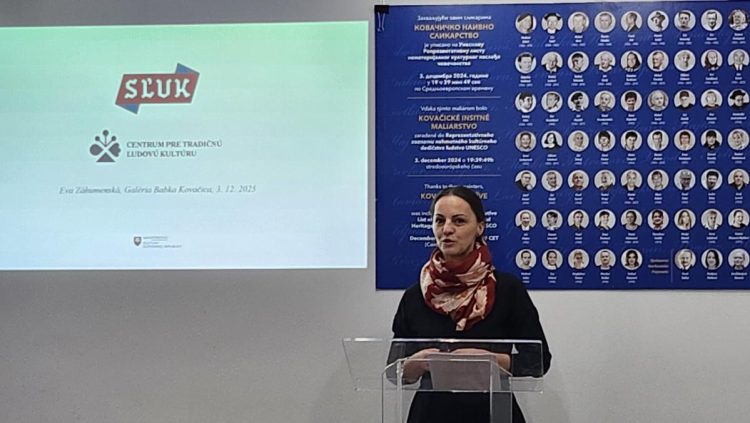 Riaditeľka Centra pre tradičnú ľudovú kultúru pri SĽUK Mgr. Eva Záhumenská