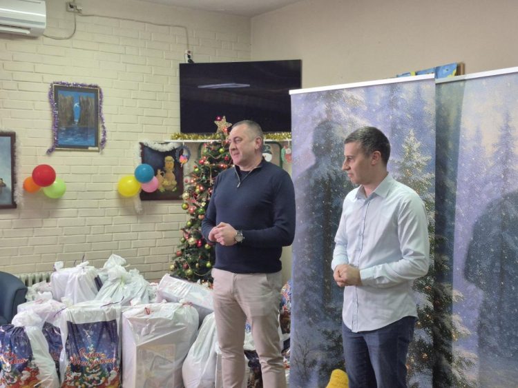 Prítomných pozdravili Dragan Kantar (zľava) a Oliver Ristić