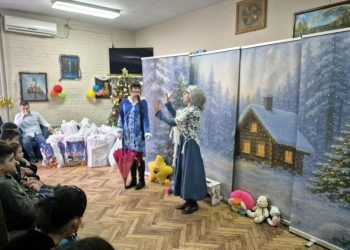 Záber z divadelného predstavenia