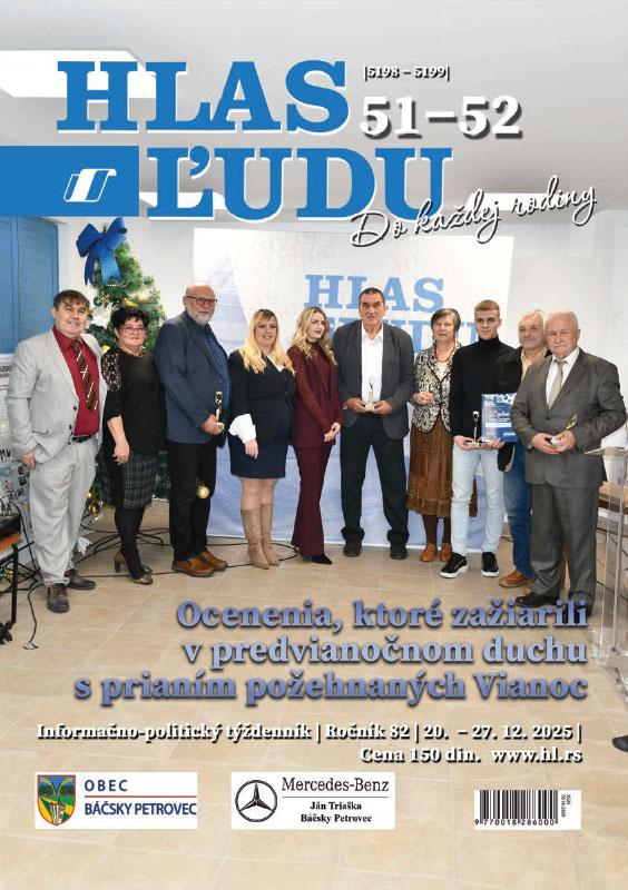 Čislo 51-52/2025 Hlas Ludu