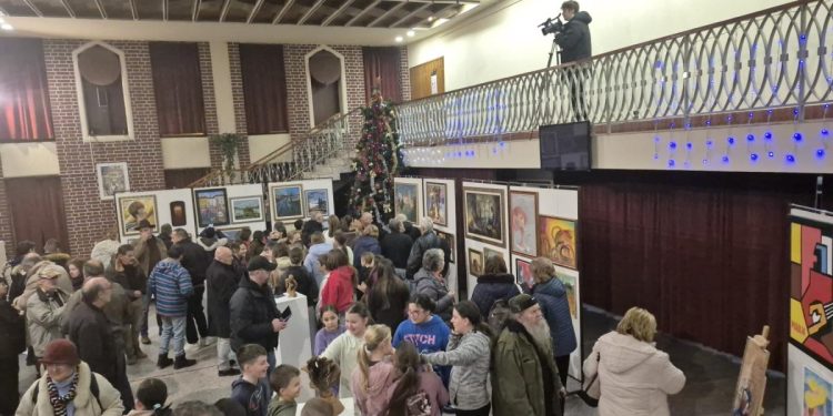 Veľký záujem návštevníkov o vystavené diela