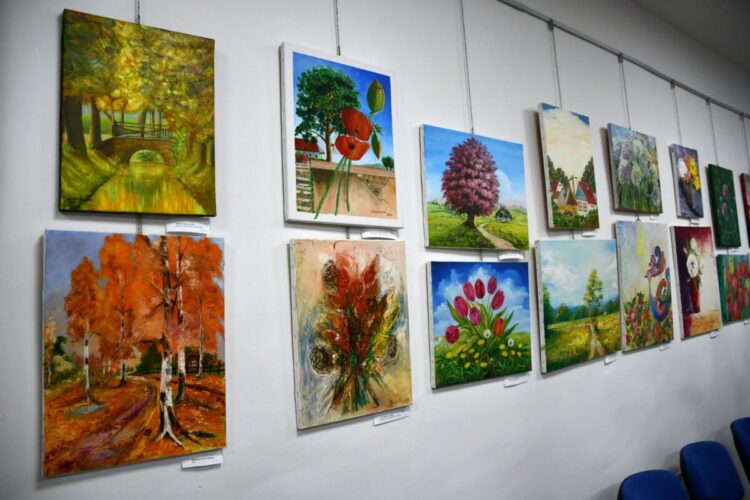 Humanitárna predajná výstava obrazov