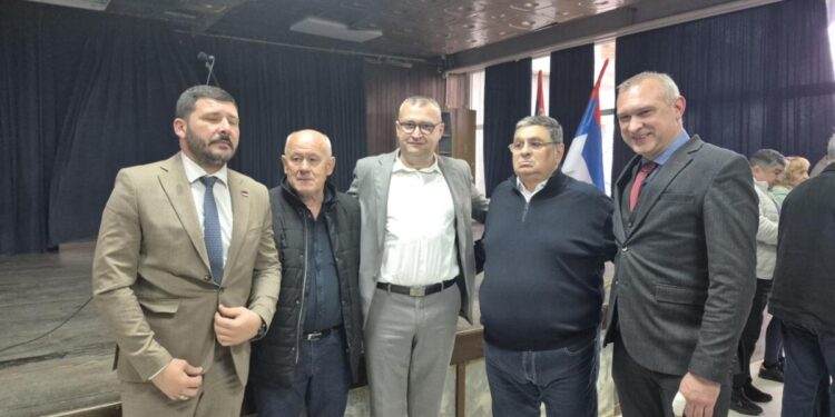 Đorđe Radinović s predstaviteľmi bratskej Obce Milići