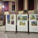 Vystavené práce v aule staropazovskej divadelnej sály