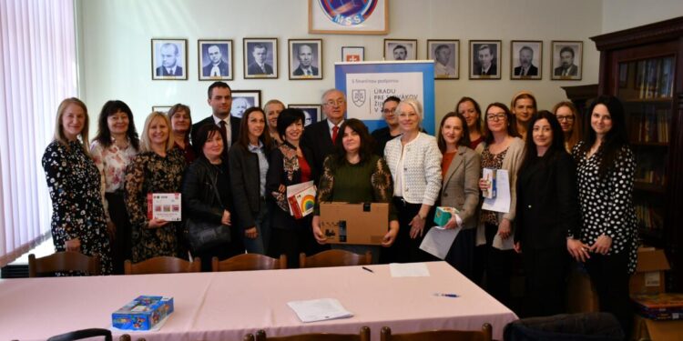 Predstaviteľky materských škôl v ústredí MSS