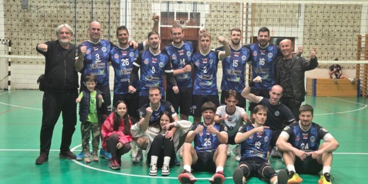 Radosť z víťazstva vo VK Kulpín (foto: z archívu VK Kulpín)