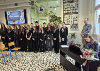 Z vystúpenia školského chóru