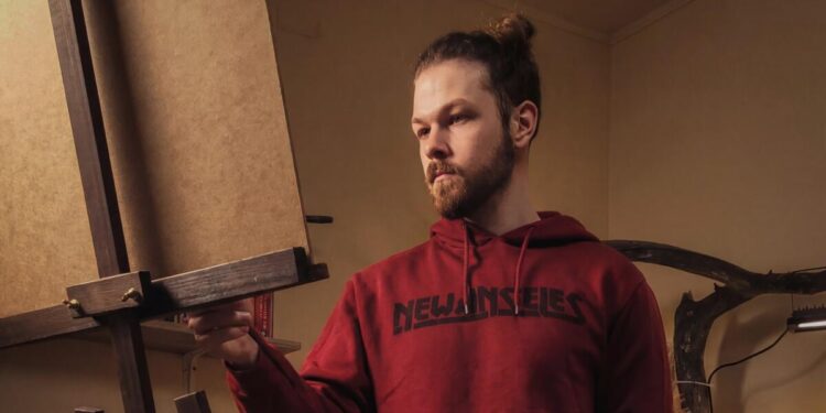 Jeden obraz namaľuje v jednom sedení, v priebehu niekoľkých hodín