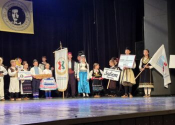 Predstavitelia súborov, ktorí vystúpili včera večer