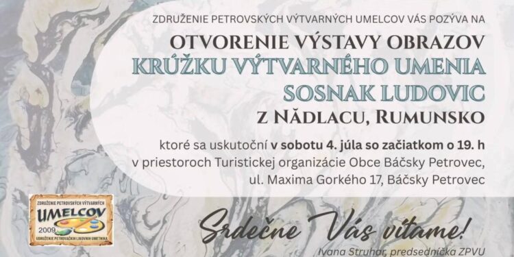 Výstava obrazov v Združení petrovských výtvarných umelcov