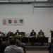 Z minuloročného prijatia v obci: predsedníčka Viera Krstovská sa prihovára hosťom zo zahraničia a domácim predstaviteľom