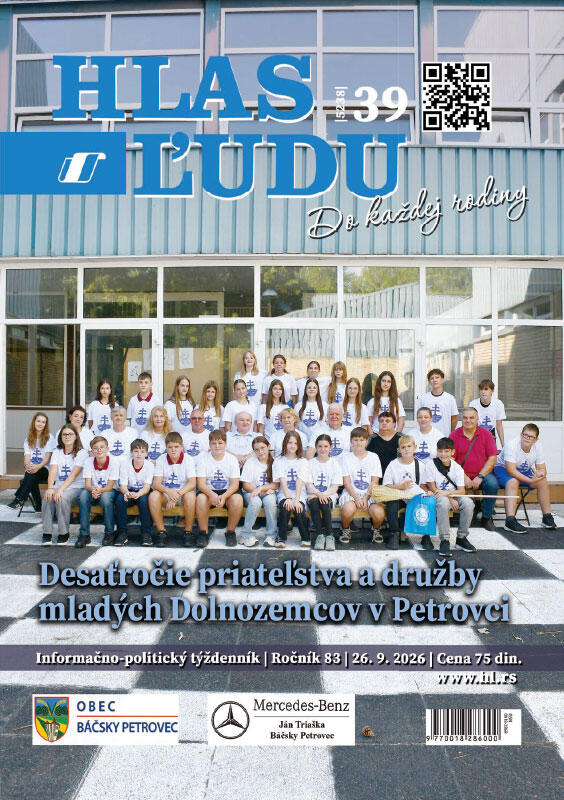 Čislo 39/2026 Hlas Ludu