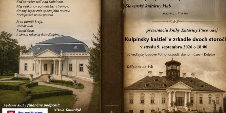 Pozvanie na literárne podujatie v Kulpíne
