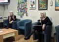 Dajana Kostićová (zľava) a Mirjana Sokolovićová v úvodnej časti programu