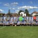 Veteráni FK Slávia a FK Partizan na ihrisku v Kovačici v roku 2023 (Foto: z archívu klubu)