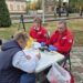 Zamestnanci Červeného kríža Stará Pazova počas akcie